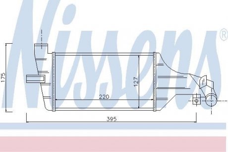 Радіатор наддуву NISSENS 96789