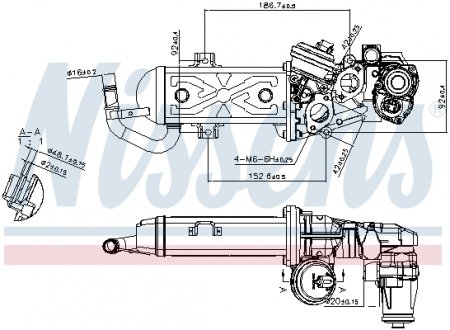 Клапан рециркуляціі ВГ (EGR) NISSENS 98178