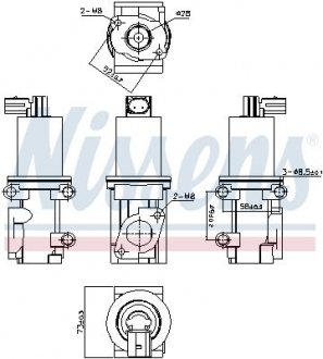 Клапан рециркуляции ВГ (EGR) NISSENS 98193