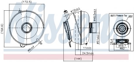 Бачок расширительный NISSENS 996251