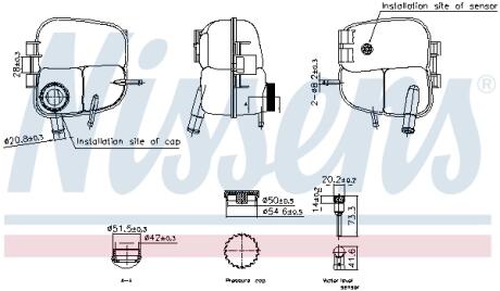 Бачок компенсирующий NISSENS 996303
