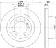 Диск тормозной передний Lexus GX 460 (09-)/ Toyota Land Cruiser 150 2.7, 3.0, 4.0 (10-) Nisshinbo ND1058K (фото 1)
