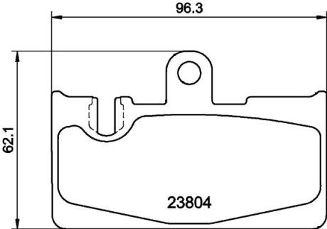Колодки гальмівні дискові задні Lexus 430 (00-06) Nisshinbo NP1102