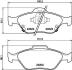 Колодки гальмівні дискові передні Toyota Yaris 1.0, 1.3, 1.4 (05-) Nisshinbo NP1129 (фото 1)