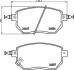Колодки тормозные дисковые передние Nissan Murano, Qashqai 2.5, 3.5 (07-) Nisshinbo NP2024 (фото 1)