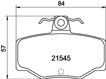 Колодки тормозные дисковые задние Nissan Almera 1.5, 2.2 (03-) Nisshinbo NP2050