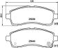 Колодки гальмівні дискові передні Suzuki Swift/Mazda 2/ Daihatsu Materia 1.2, 1.3, 1.5, 1.6 (06-) Nisshinbo NP5029 (фото 1)