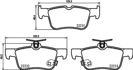 Колодкитормозныедисковые задние Ford Galaxy III (15-), Focus IV (18-), Mondeo V Nisshinbo NP5088