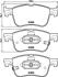Колодки тормозные дисковые передние Ford Focus IV (18-), Kuga III (19-), Puma (1 Nisshinbo NP5091 (фото 1)