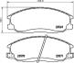 Колодки гальмівні дискові передні Hyundai Santa Fe 01-06)/Ssang Yong Actyon, Kyron, Rexton 2.0, 2.4, 2.7 (05-) Nisshinbo NP6007 (фото 1)