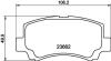 Колодки гальмівні дискові передні Chery QQ6 1.1, 1.3 (06-13)/Suzuki Wagon 1.2 (98-00) Nisshinbo NP9020 (фото 1)