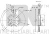 Диск тормозной передний вентилируемый Citroen C4 PICASSO 2008-2014 NK 201938 (фото 3)