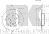 Тормозной диск Chevrolet Aveo, Cruze, Trax Opel Astra J, Mokka 1.3D-2.0D 05.09- NK 205014 (фото 5)