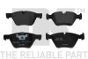 Тормозные колодки дисковые перед, BMW 3 (E90/E90N) 320d 05-/X1 (E84) 09- NK 221527 (фото 1)
