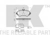 Комплект тормозных колодок, дисковый тормоз NK 223333 (фото 2)