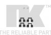 Комплектуючі, колодки дискового гальма NK 7910245 (фото 1)