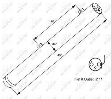 Осушитель кондиционера NRF 33353