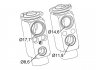 Клапан кондиционера Ford Galaxy 1.9 Tdi 97-06/VW Sharan 2.8 00-10 NRF 38399 (фото 5)