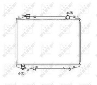 Радиатор охлаждения NRF 53567