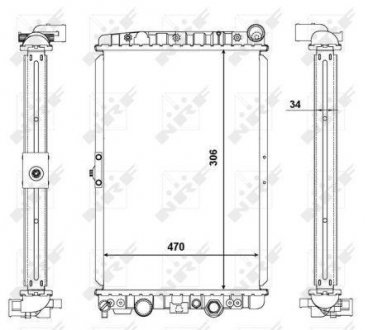 Радіатор охолоджування NRF 56123