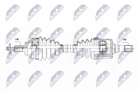 Приводной вал Nty NPWVV111