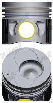 Поршень (81 мм) (циліндр 1, 2) VW - BGW,BHW,BMM,BMP,BRT,BVH,CBHA,CBJB,CBKA NURAL 8713950010