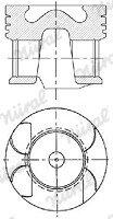 Поршень (96,5+0,5мм) Toyota - 1KD-FTV NURAL 8742240710