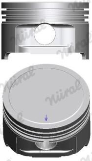 Поршень (72 мм) Citroen, Peugeot - HFX (TU1A),HFX (TU1JP) NURAL 8742630000