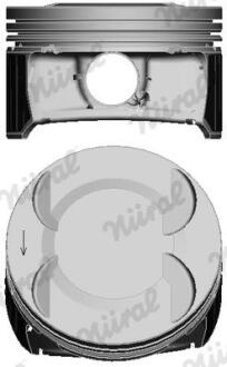 Поршень (79,5+0.5мм) Chevrolet - F16D4,LDE / Opel A16XER,B16XER,Z16XER NURAL 8743530700
