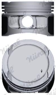 Поршень с кольцами VAG 77.01 1,6 16V CGGA 04- (выр-во) NURAL 8743690700
