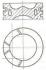 Поршень (85 мм) Citroen - RHD (DW10CB),RHD (DW10CTED4),RHE (DW10CTED4),RHH (DW10CTED4) NURAL 8744310000 (фото 1)