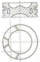 Поршень (85 мм) Citroen - RHD (DW10CB),RHD (DW10CTED4),RHE (DW10CTED4),RHH (DW10CTED4) NURAL 8744310000