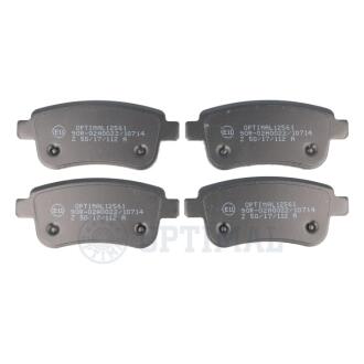 Гальмівні колодки дискові Optimal BP12561