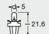 Лампа накаливания 12V 2W B8.5d OSRAM 4008321096791 (фото 2)