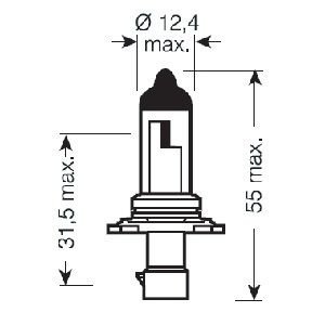 Автомобільна лампа OSRAM 4008321554284 (фото 1)