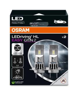 К-кт автоламп LEDriving H7/H18 16.2W 12V PX26D OSRAM 64210DWESY22HB