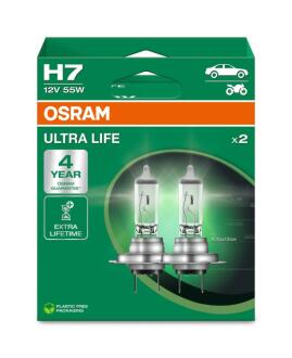 Автолампа 55W 12V PX26 к/т 2 шт OSRAM 64210ULT2HB