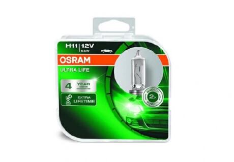 Автолампа галогенова 55W OSRAM 64211ULTHCB