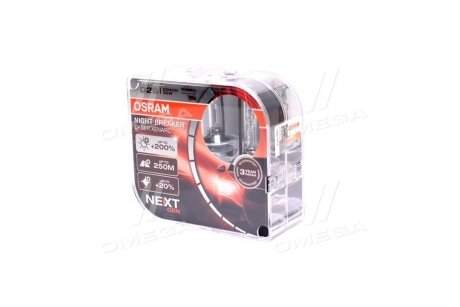 Лампа ксенонова D2S XENARC NIGHT BREAKER LASER Next Gen 35Вт, PK32d-2 (+220) компл.(вир-во) OSRAM 66240XNN-HCB