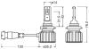 Комплект светодиодных автоламп. OSRAM 9005DWBRT2HFB (фото 3)