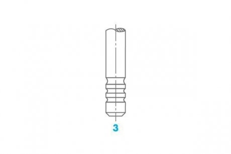 Впускний клапан Doblo / Nemo / Fiorino (F13DTE5, 223A9.000, 199B4.000, 199A2.000) OSVAT 1989