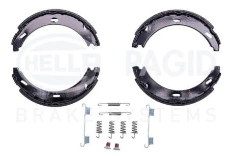 HELLA DB Щоки ручного гальма DB203 (164*20) з кріпленням. PAGID 8DA 355 050431