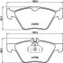 К-кт колодок перед. Mercedes E-Series (W211)/SLK-Series (W170)/CLK-Series (W208)/E-Series (W210)/Chrysler Crossfire (95-09) PAGID 8DB 355 007861 (фото 1)