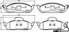 Гальмівні колодки передні W163 M-клас PAGID 8DB355008661 (фото 1)
