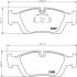 Тормозные колодки передние BMW 3 (E36/E46) 90-09 (ATE) PAGID 8DB355008741 (фото 1)