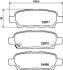 Тормозные колодки дисковые зад. Nissan Murano 07-/X-trail 01-/Qashqai 07-/Maxima 00- PAGID 8DB 355 010241 (фото 1)
