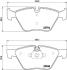 Колодки тормозные передние BMW 3(E90)/1(E81) 04-13 (ATE) (154,8x63,6x20) PAGID 8DB355011321 (фото 1)