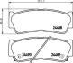 Тормозные колодки зад. Hyundai Santa Fe 06-12 (mando) (118,6x47x15,6) PAGID 8DB355013081 (фото 1)