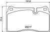 Тормозные колодки перед.RANGE ROVER III/RANGE ROVER SPORT 2.7D-4.4 05-13 PAGID 8DB 355 013201 (фото 1)