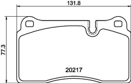 Тормозные колодки перед.RANGE ROVER III/RANGE ROVER SPORT 2.7D-4.4 05-13 PAGID 8DB 355 013201